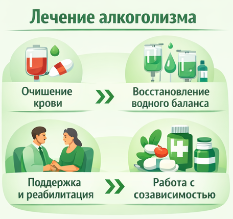 лечение алкоголизма в Кировске Ленинградская обл. этапы